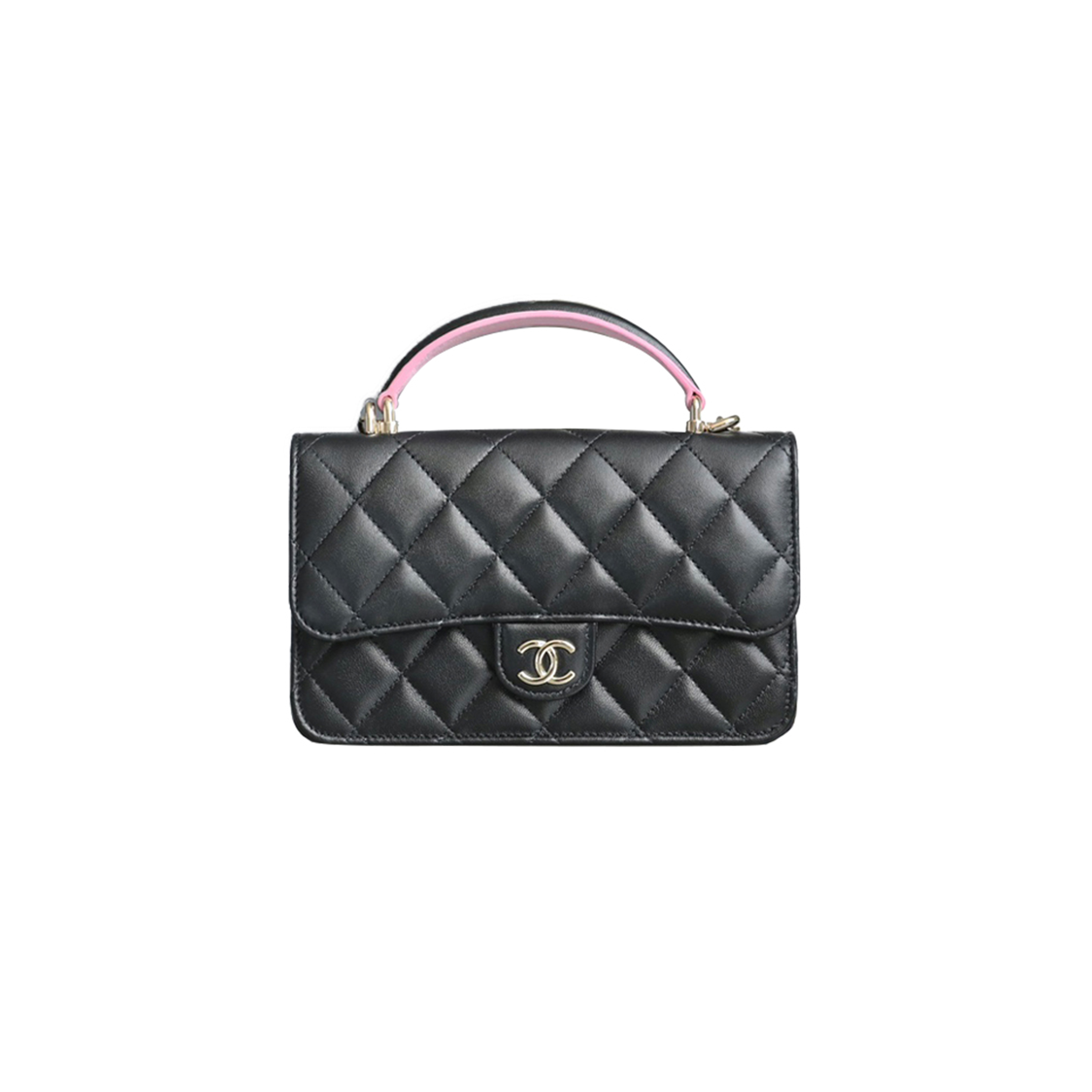 Ch*el master chain mobile phone bag woc double color (17.2*10*3.3cm)